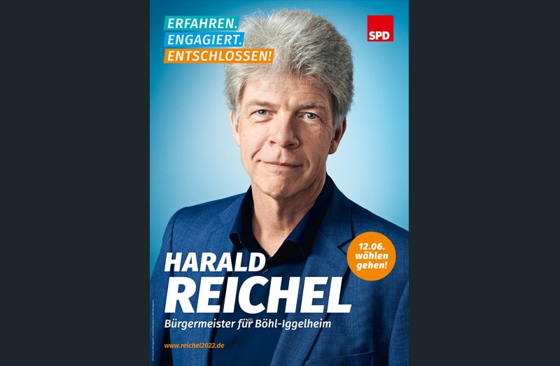 Kampagne Harald Reichel - Plakat