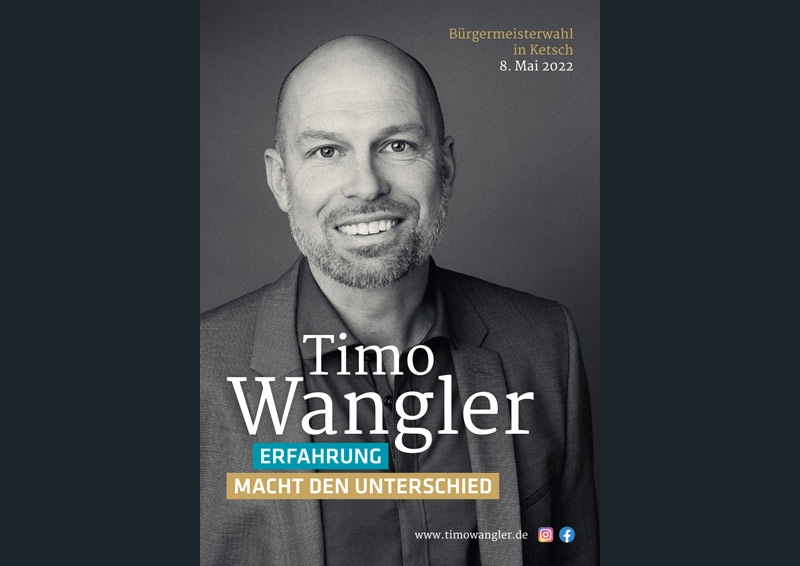 Kampagne Timo Wangler - Plakat A0