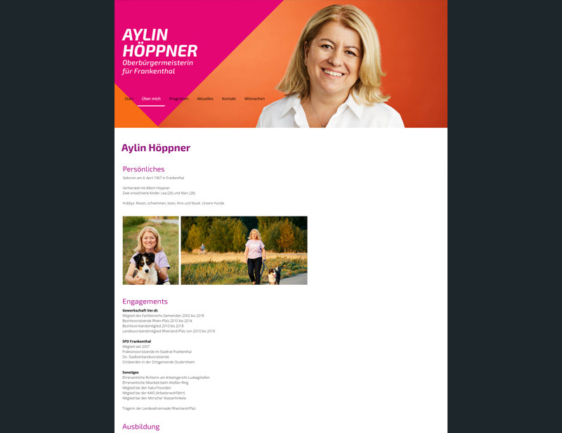 Kampagne Aylin Höppner - Web