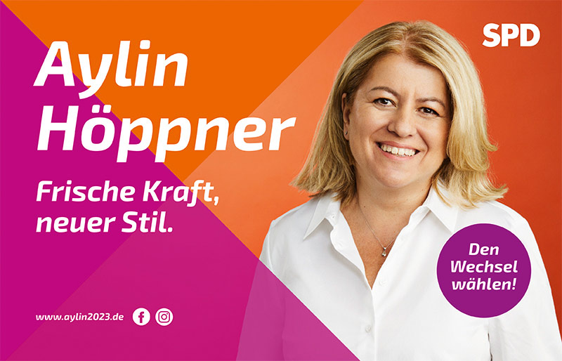 Kampagne Aylin Höppner - Großfläche