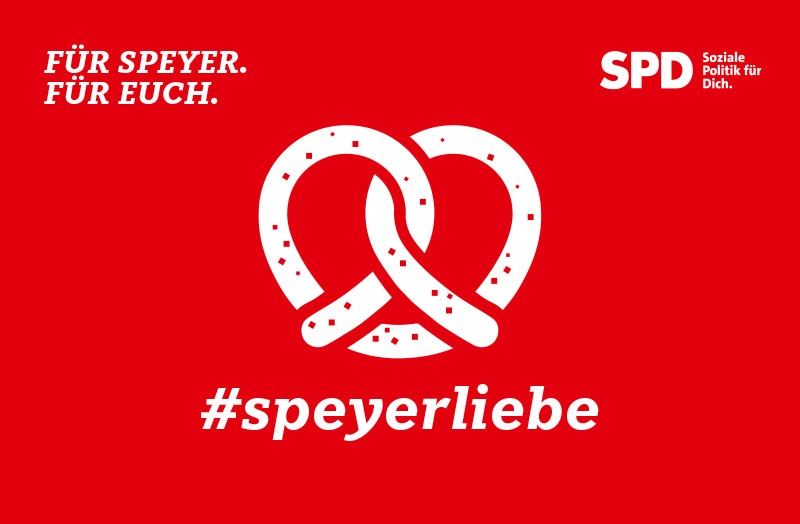 Banner Brezel - Kampagne für SPD Speyer Kommunalwahl 2024