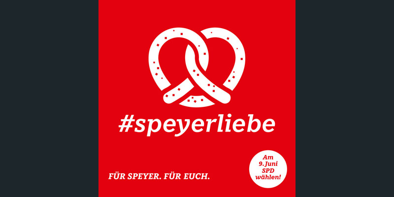 Sharepic Brezel - Kampagne für SPD Speyer Kommunalwahl 2024