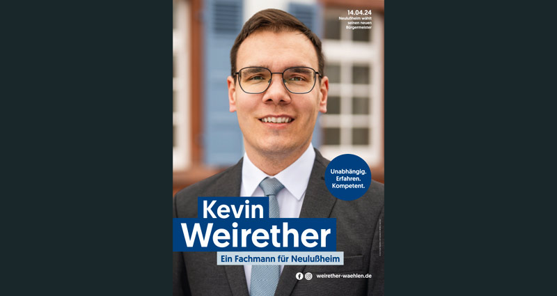 Kampagne Kevin Weirether - Plakat A1