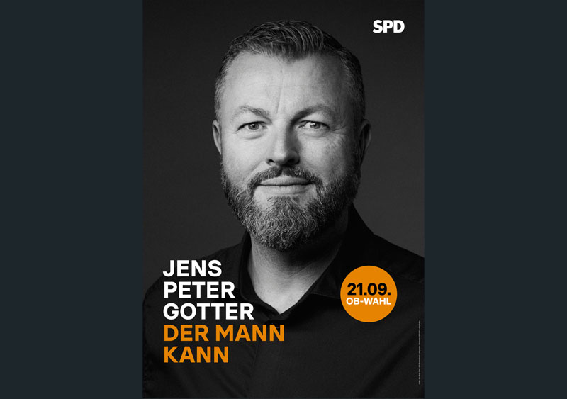 Bildmaterial zur Kampagne für Jens Peter Gotter zur OB-Wahl in Ludwigshafen 2025
