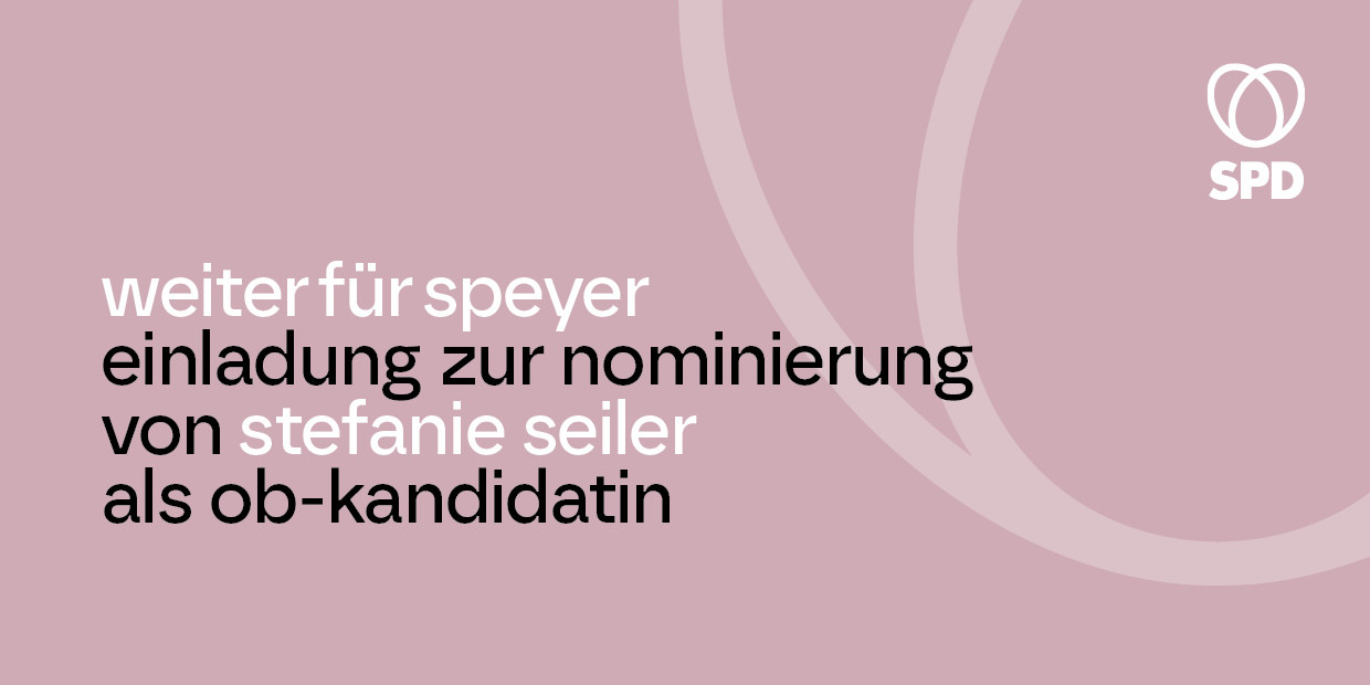 Bildmaterial zur Kampagne für Stefanie Seiler zur OB-Wahl in Speyer 2026