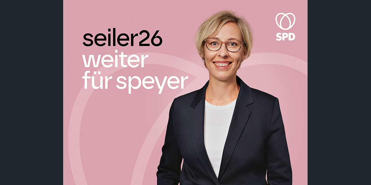 Bildmaterial zur Kampagne für Stefanie Seiler zur OB-Wahl in Speyer 2026