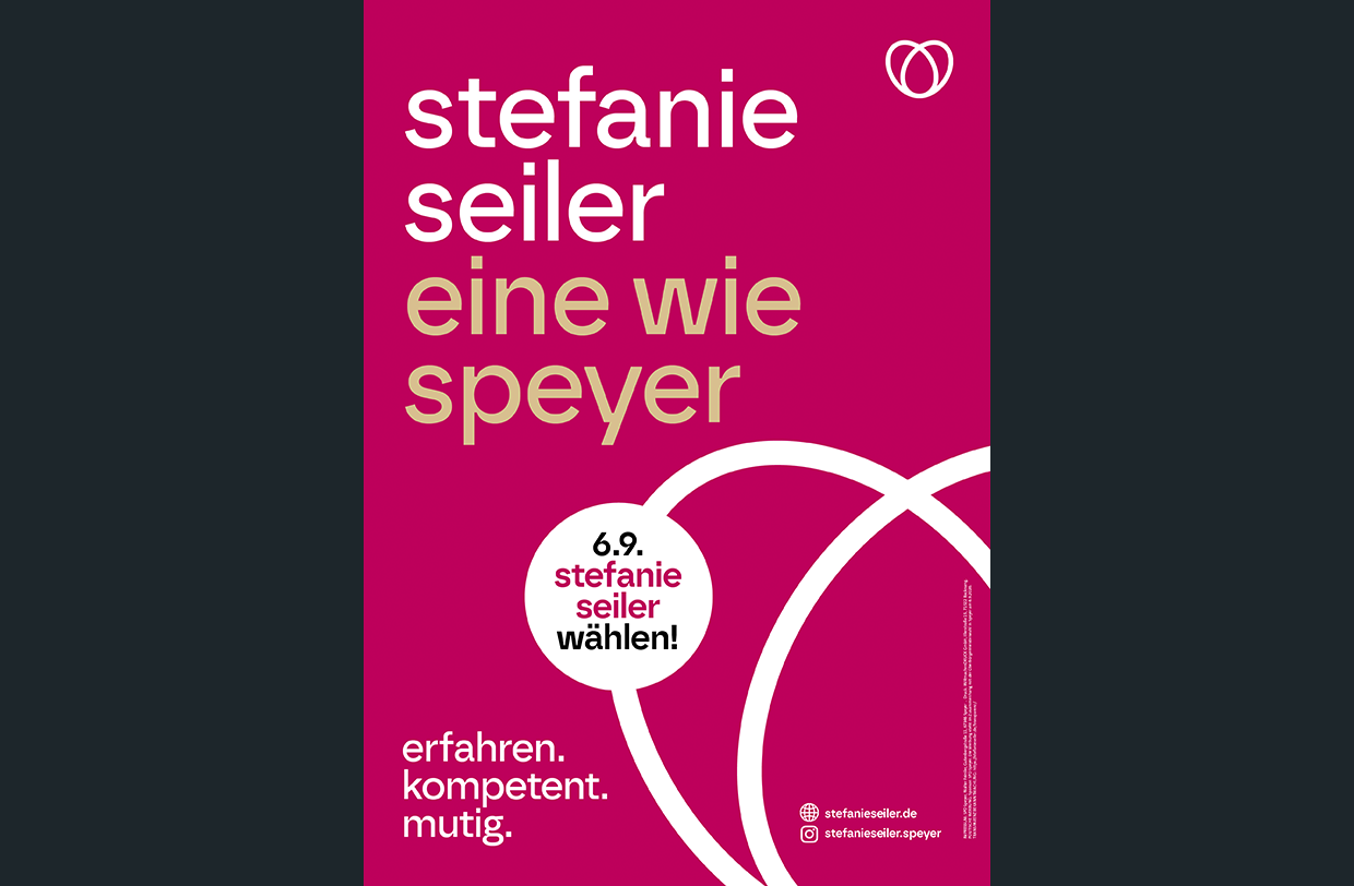 Bildmaterial zur Kampagne für Stefanie Seiler zur OB-Wahl in Speyer 2026