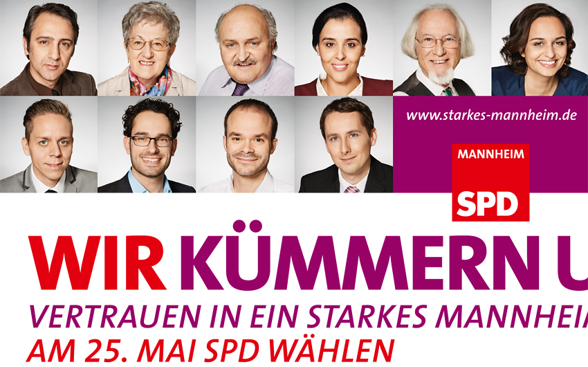 Kommunalwahl Mannheim 2014 - Kampagne für SPD Mannheim